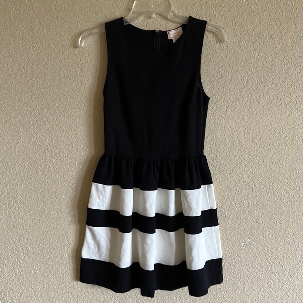 Black and White Skater Dress Size Small